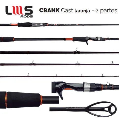 Vara Lumis Crank 9/0 (cop-laranja) 30-60 lbrs
