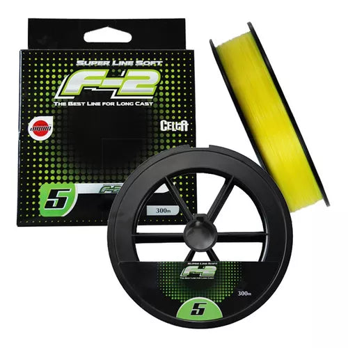 Linha super line soft F-2 0,37mm 300m