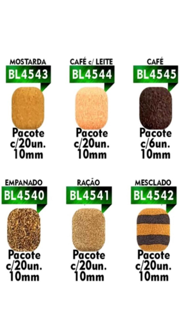 Eva Storny Boleado Modelo Ração 10 mm Varias Cores - Pescaria Marca Grife da Pesca - Foto 1 | Grife da Pesca
