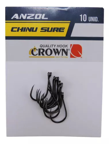 Anzol Crown Chinu Sure - Pescaria Marca Grife da Pesca - Foto 1 | Grife da Pesca