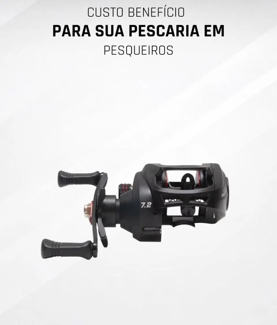 Carretilha Pesca Cw Super Tamba Edition 7 Rol. Drag 9 KG