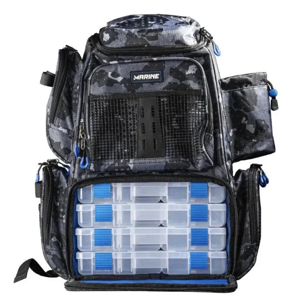 Mochila Marine Sports M-MP25C com 4 estojos - Pescaria Marca Grife da Pesca - Foto 3 | Grife da Pesca