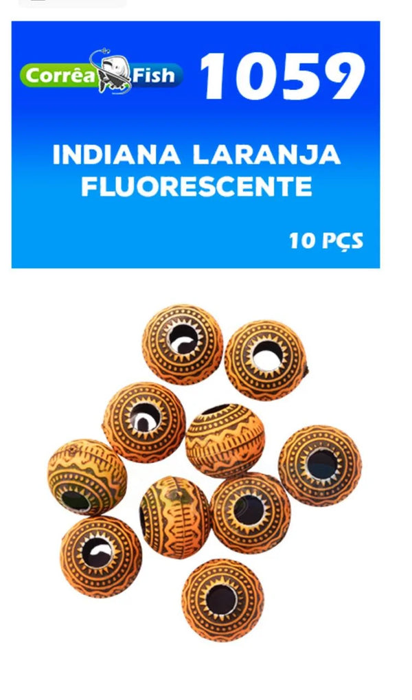 Kit com 6 pacotes Miçanga Indiana - Pescaria Marca Grife da Pesca - Foto 4 | Grife da Pesca