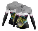 Camisa Mar Negro Feminina Tucunaré Azul - Pescaria Marca Grife da Pesca - Foto 1 | Grife da Pesca