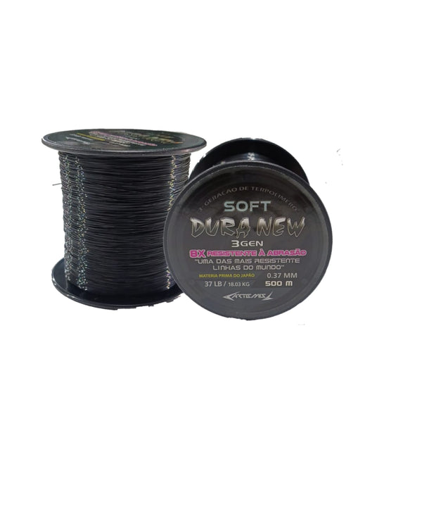 Linha Duranew Soft 500m Preta - Pescaria Marca Grife da Pesca - Foto 1 | Grife da Pesca