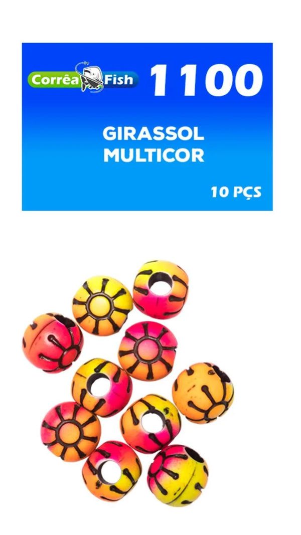 Kit com 10 Pacotes de Miçangas Girassol - Pescaria Marca Grife da Pesca - Foto 5 | Grife da Pesca