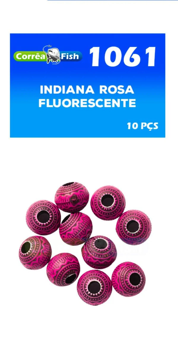 Kit com 6 pacotes Miçanga Indiana - Pescaria Marca Grife da Pesca - Foto 5 | Grife da Pesca