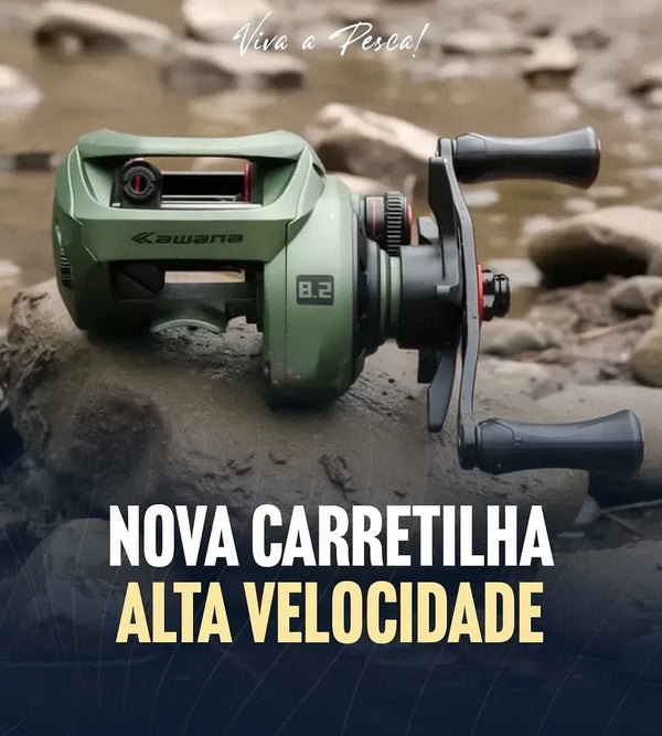 Carretilha Pesca Kawana Luna 186g Drag 8kg - Pescaria Marca Grife da Pesca - Foto 7 | Grife da Pesca
