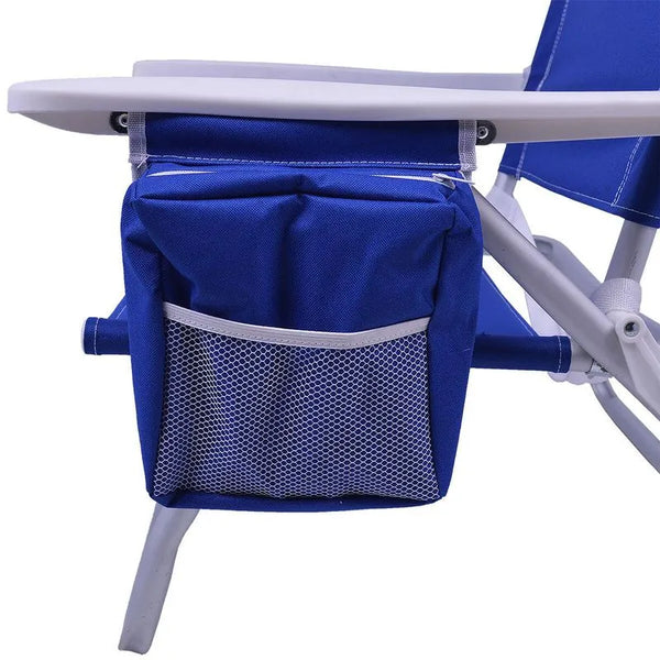 Cadeira de Praia Reclinável com Bolsa Térmica Azul Kala - Pescaria Marca Grife da Pesca - Foto 3 | Grife da Pesca