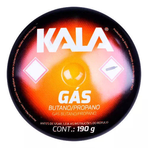 Gas Butano/Propano Kala 190g. - Pescaria Marca Grife da Pesca - Foto 3 | Grife da Pesca
