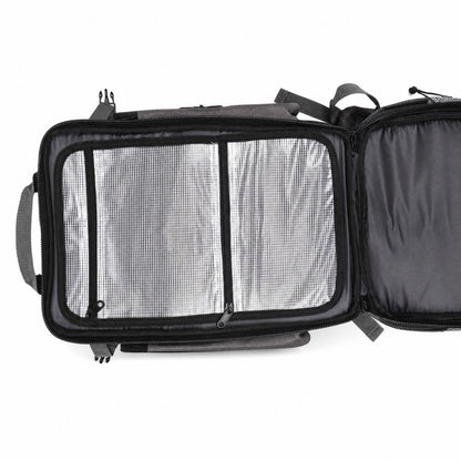Mochila De Pesca Reforçada Daisen 3 Estojos P/ Iscas - Preta