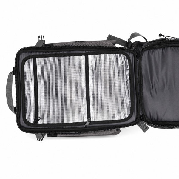 Mochila De Pesca Reforçada Daisen 3 Estojos P/ Iscas - Preta
