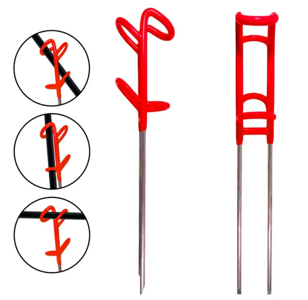 Suporte de Vara de Pesca Deyu Aço Emborrachado