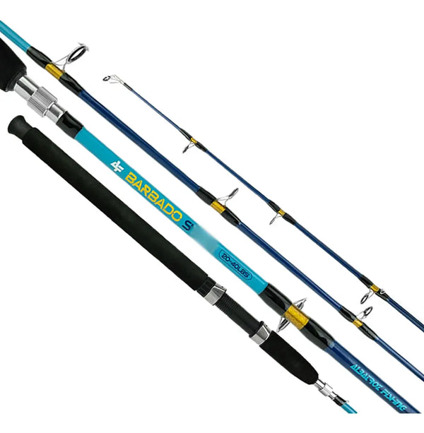 Vara Fibra De Vidro Maciço 2pts De Molinete Barbado 20-40lb