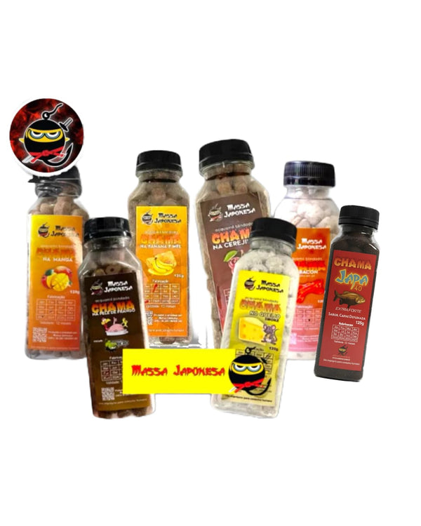 Kit 7 Ração Furada Japonesa - Pescaria Marca Grife da Pesca - Foto 1 | Grife da Pesca