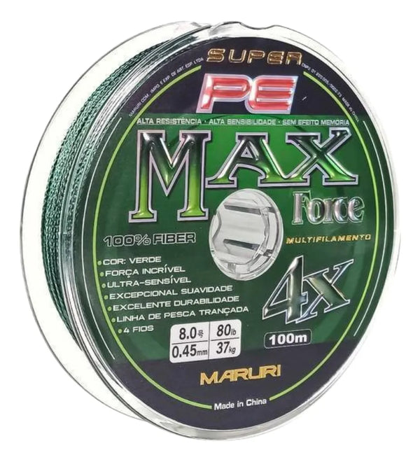 Linha Maruri Multifilamento Max Force 100 Mtrs - Pescaria Marca Grife da Pesca - Foto 1 | Grife da Pesca