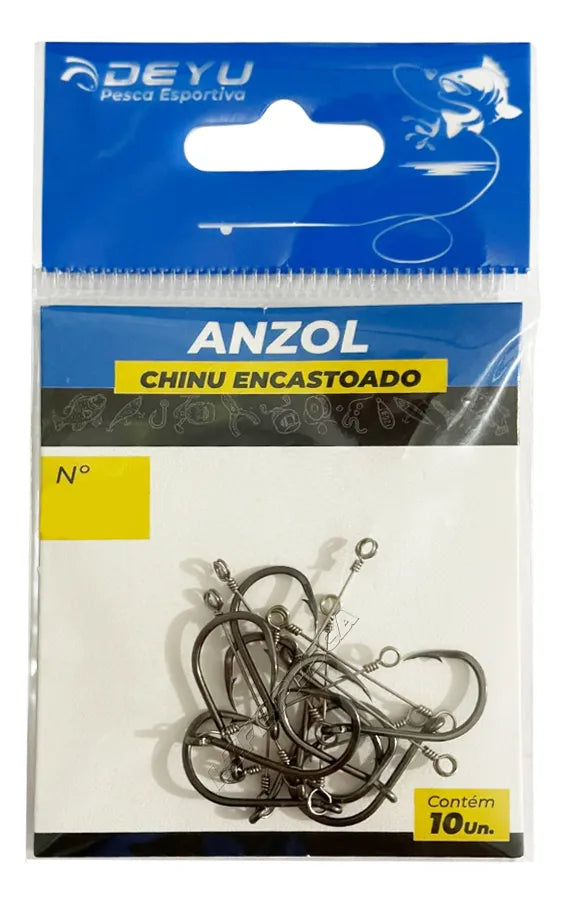 Anzol Chinu Deyu Encastoado - Pescaria Marca Grife da Pesca - Foto 2 | Grife da Pesca