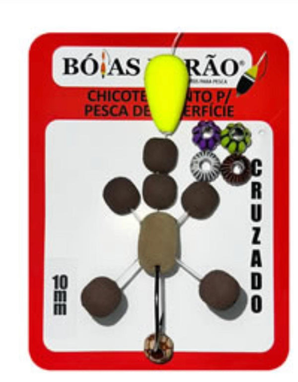 Chicote Pronto Cruzado Anteninha Eva 10mm Barão - Pescaria Marca Grife da Pesca - Foto 6 | Grife da Pesca