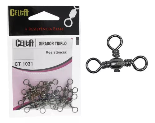 Girador Celta Triplo Black - Pescaria Marca Grife da Pesca - Foto 2 | Grife da Pesca