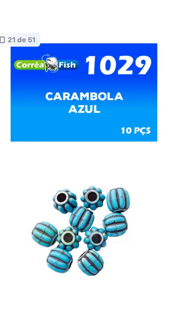 Kit com 8 Pacotes de Miçanga Carambola - Pescaria Marca Grife da Pesca - Foto 5 | Grife da Pesca