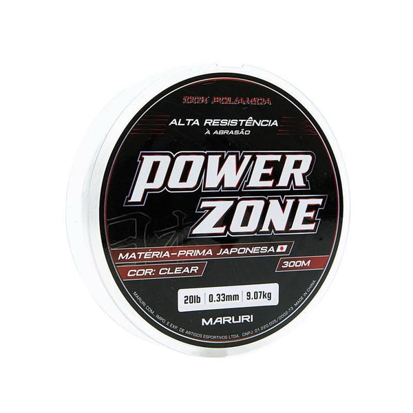 Linha Maruri Power Zone 300m cor Transparente - Pescaria Marca Grife da Pesca - Foto 1 | Grife da Pesca
