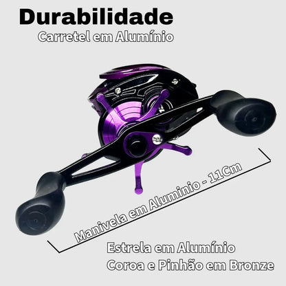 Carretilha CW MG Pink9 Rolamentos Direita