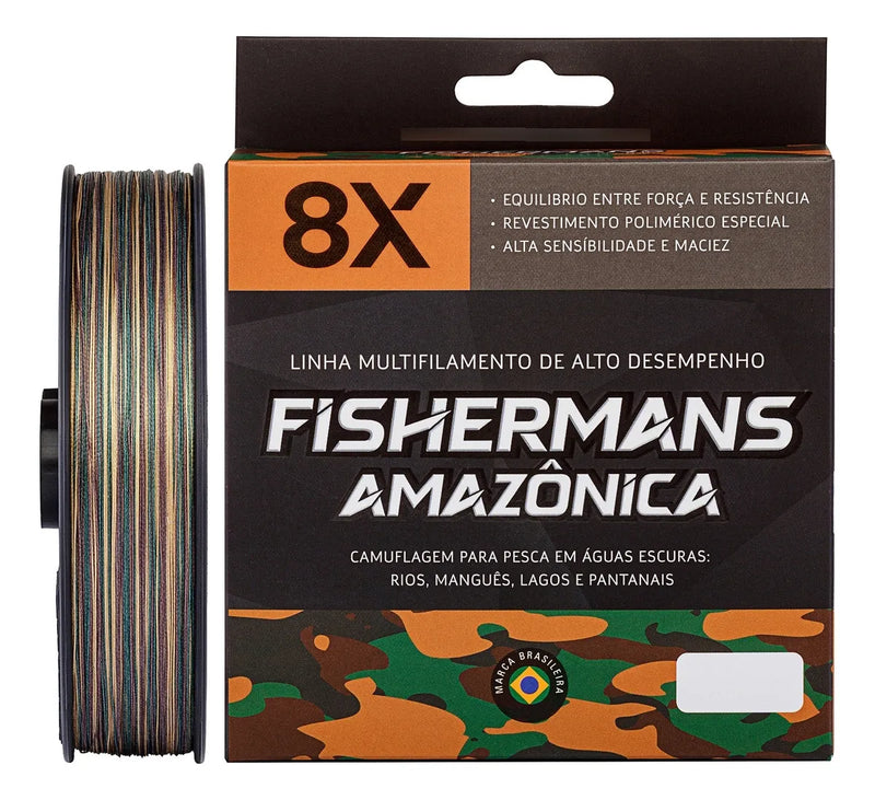 Linha Fishermans Amazonica 8X 600 mtrs - Pescaria Marca Grife da Pesca - Foto 1 | Grife da Pesca