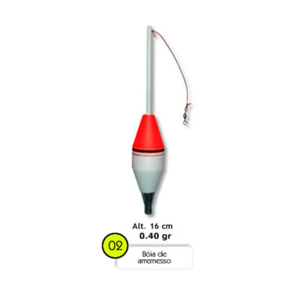 KIt com 4 Boias Barão Arremesso 40g Ref2 - Pescaria Marca Grife da Pesca - Foto 3 | Grife da Pesca