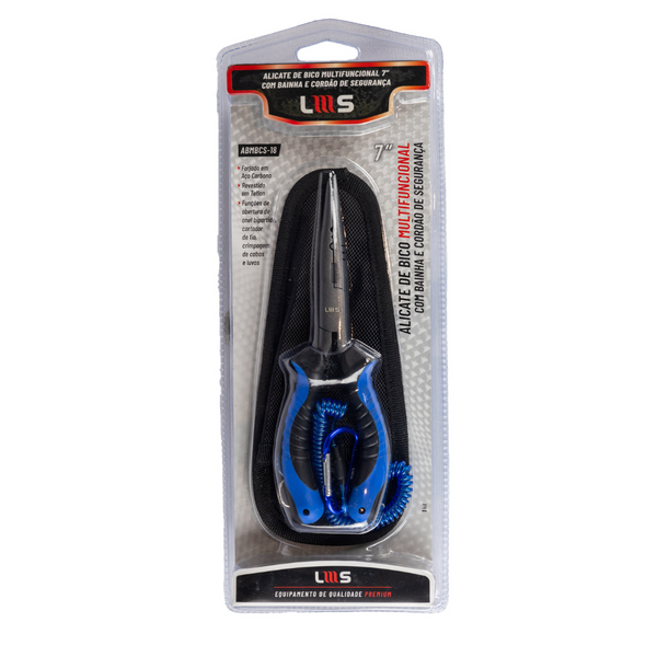 Alicate De Bico Lumis Multifuncional 7'' Com Bainha - Pescaria Marca Grife da Pesca - Foto 1 | Grife da Pesca