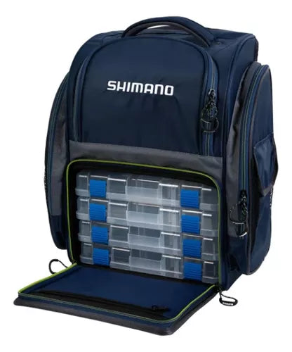 Bolsa Mochila Pesca Shimano Back Pack 25l + 4 Estojos Lugb15 - Pescaria Marca Grife da Pesca - Foto 2 | Grife da Pesca