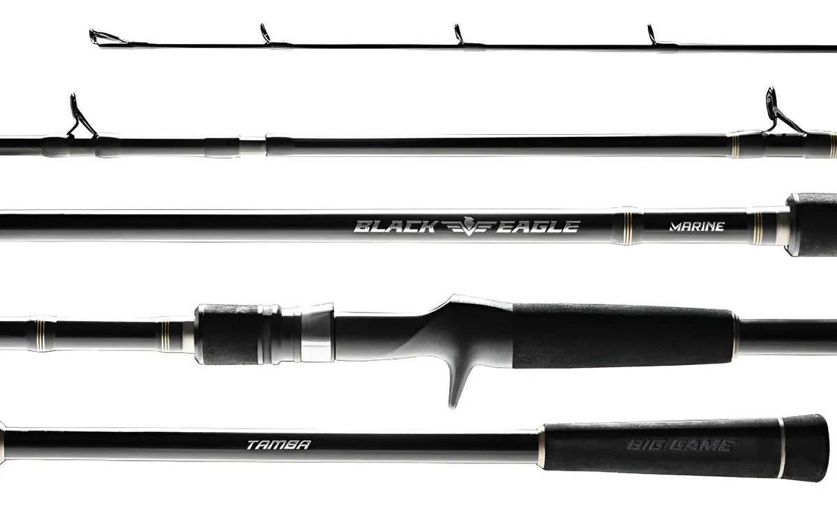 Vara para carretilha Marine Sports Black Eagle BG 8'0" (2,44m) 50 Lbs BLKE-C802HF 02 Partes