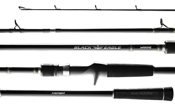 Vara para carretilha Marine Sports Black Eagle BG 8'0" (2,44m) 50 Lbs BLKE-C802HF 02 Partes