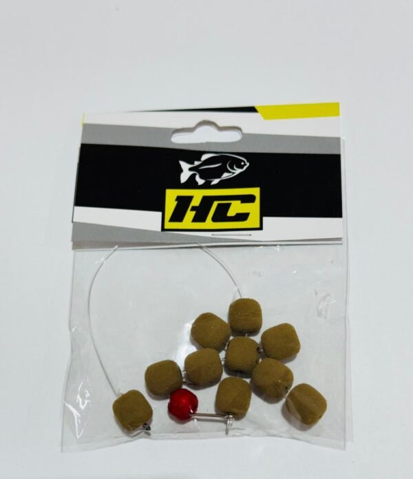Manhoso HC Borboleta EVA 10mm Cor: Ração Miçanga Laranja