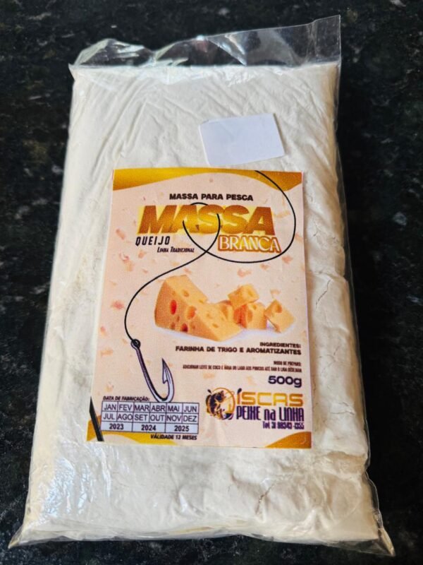 Massa Branca Peixe Na Linha Queijo 500g