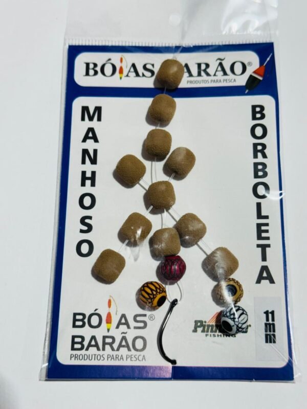 Manhosinho Borboleta 11mm formato Ração Miçanga Audi Vermelha