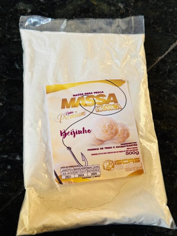 Massa Branca Peixe Na Linha Beijinho 500g