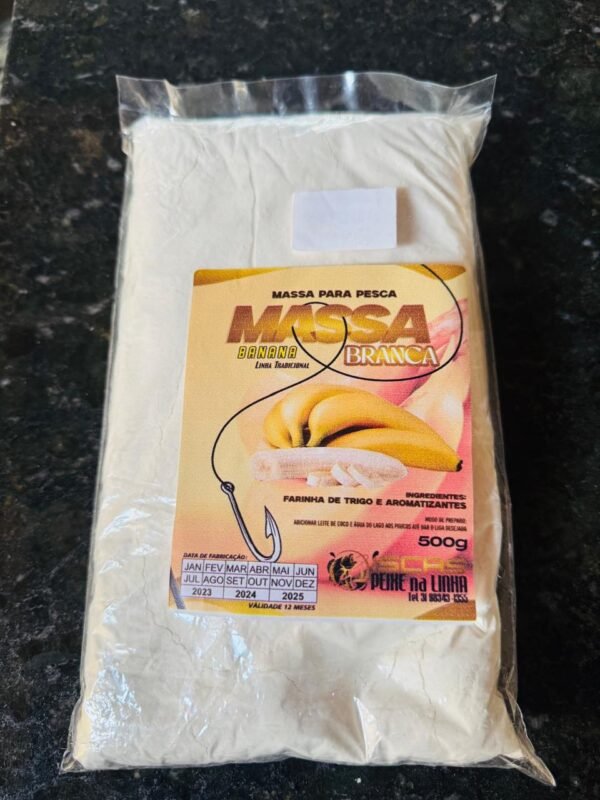 Massa Branca Peixe Na Linha Banana 500g